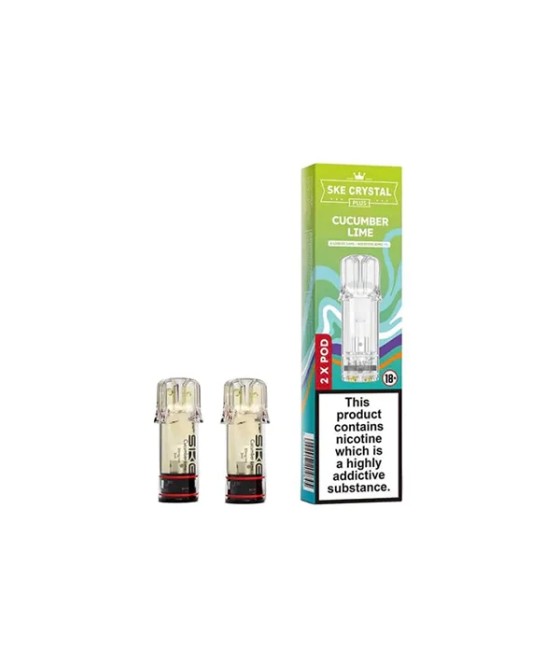 20mg SKE Crystal Plus Replacement Pods 1.1Ω 2ml 1200 Puffs - 2Pcs