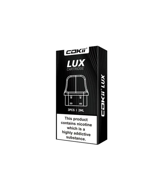 Cokii Lux Replacement Pods 2ml - 3 Pcs (0.6Ohm, 0.8Ohm, 1.0Ohm)