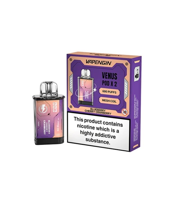 20mg Vapengin Venus Prefilled Pods 1200 Puffs - 2 Pcs