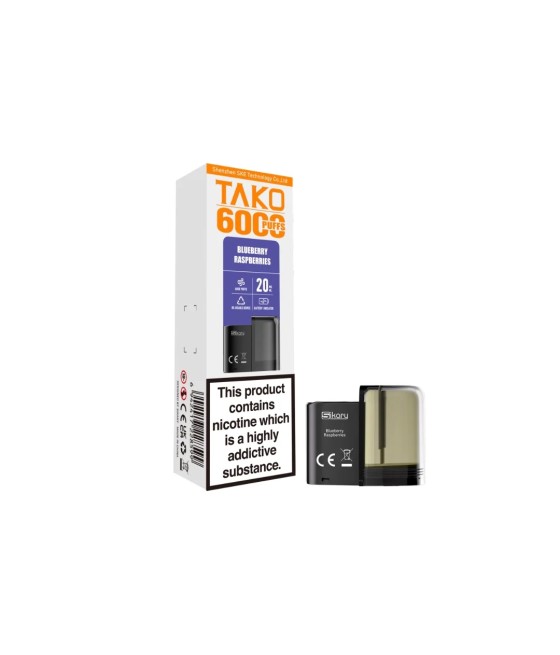 20mg Sikary Tako SP6000 Prefilled Pods 6000 Puffs