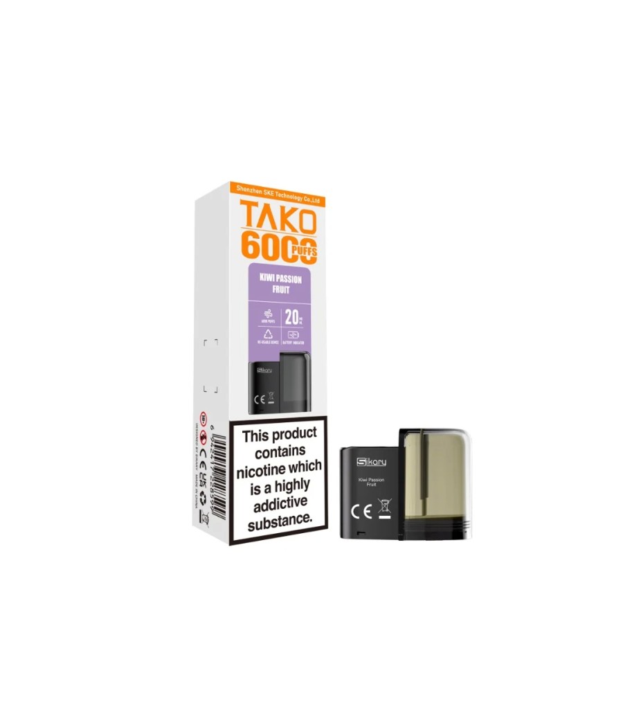 20mg Sikary Tako SP6000 Prefilled Pods 6000 Puffs