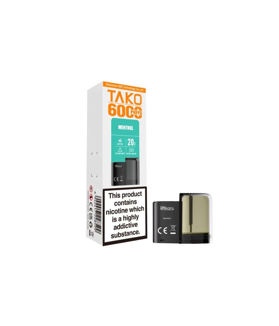 20mg Sikary Tako SP6000 Prefilled Pods 6000 Puffs