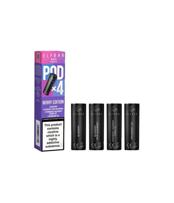 20mg Elf Bar 4 in 1 Multi Edition Prefilled Pods 2ml - 4Pcs