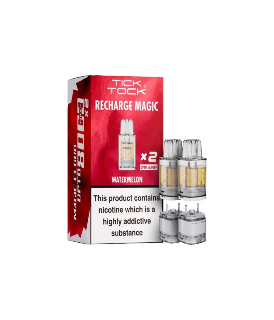 Tick Tock Recharge MAGIC 8K Prefilled Pods  8000 Puffs
