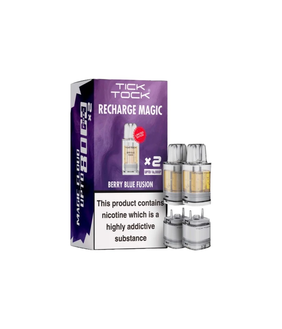 Tick Tock Recharge MAGIC 8K Prefilled Pods  8000 Puffs
