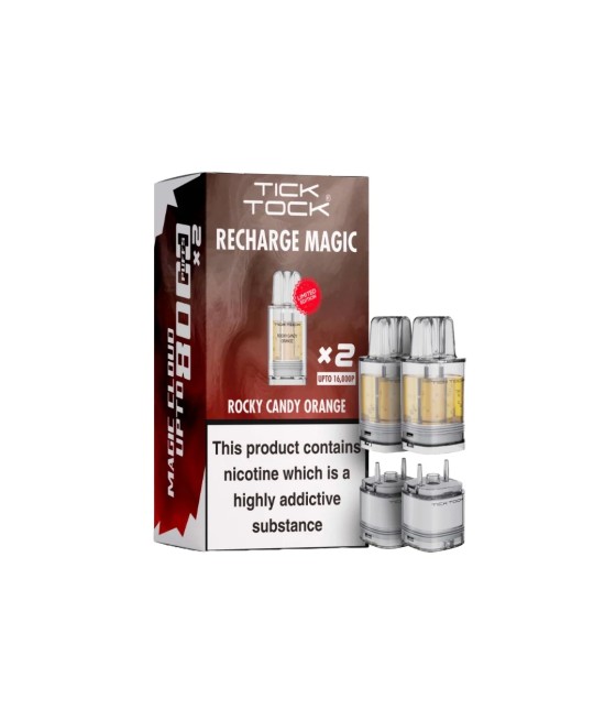 Tick Tock Recharge MAGIC 8K Prefilled Pods  8000 Puffs