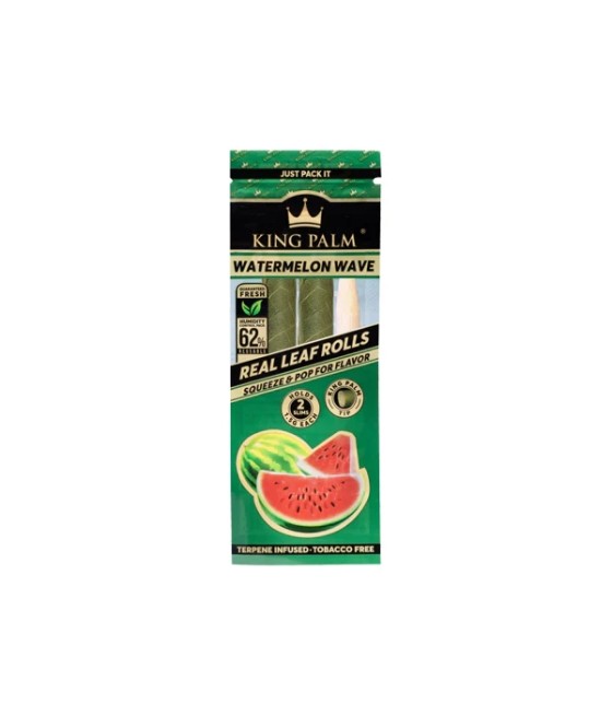 2 King Palm Flavoured Slim 1.5G Rolls