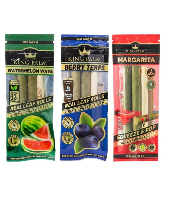 2 King Palm Mini 1G Rolls