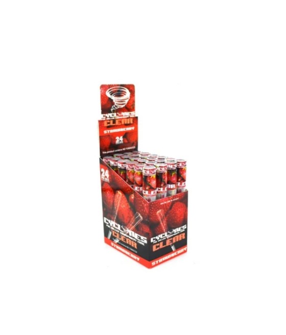Cyclones Pre Rolled Clear Cones - 24 pack
