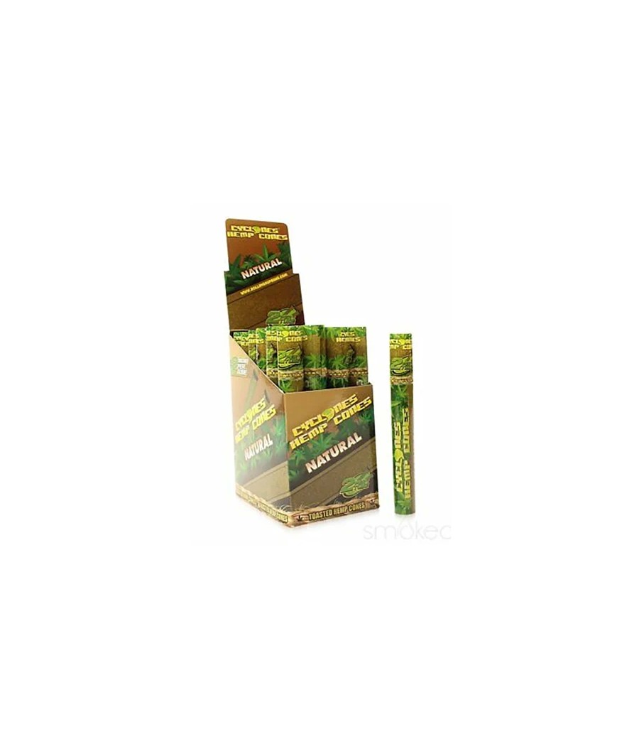 Cyclones Pre Rolled Clear Cones - 24 pack