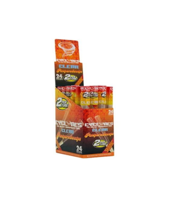 Cyclones Pre Rolled Clear Cones - 24 pack