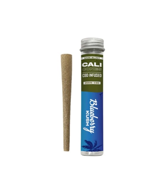 CALI CONES Sage 30mg Full Spectrum CBD Infused Cone - Blueberry Kush
