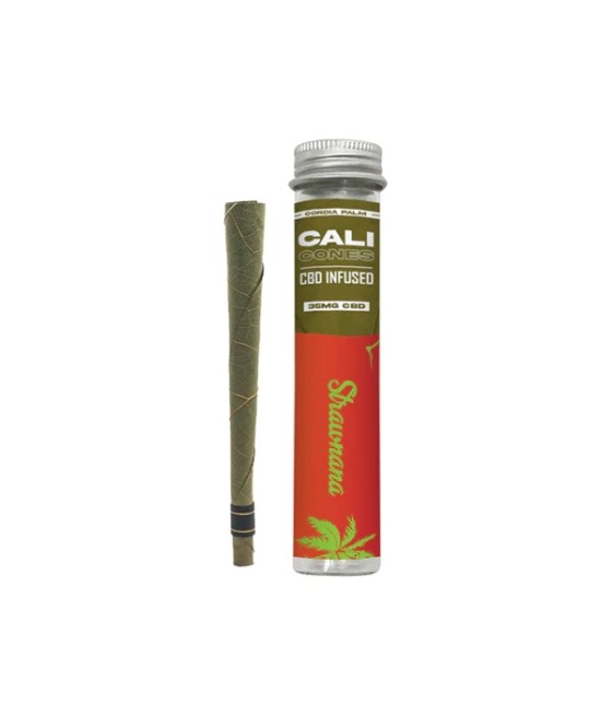 CALI CONES Cordia 30mg Full Spectrum CBD Infused Palm Cone - Strawnana