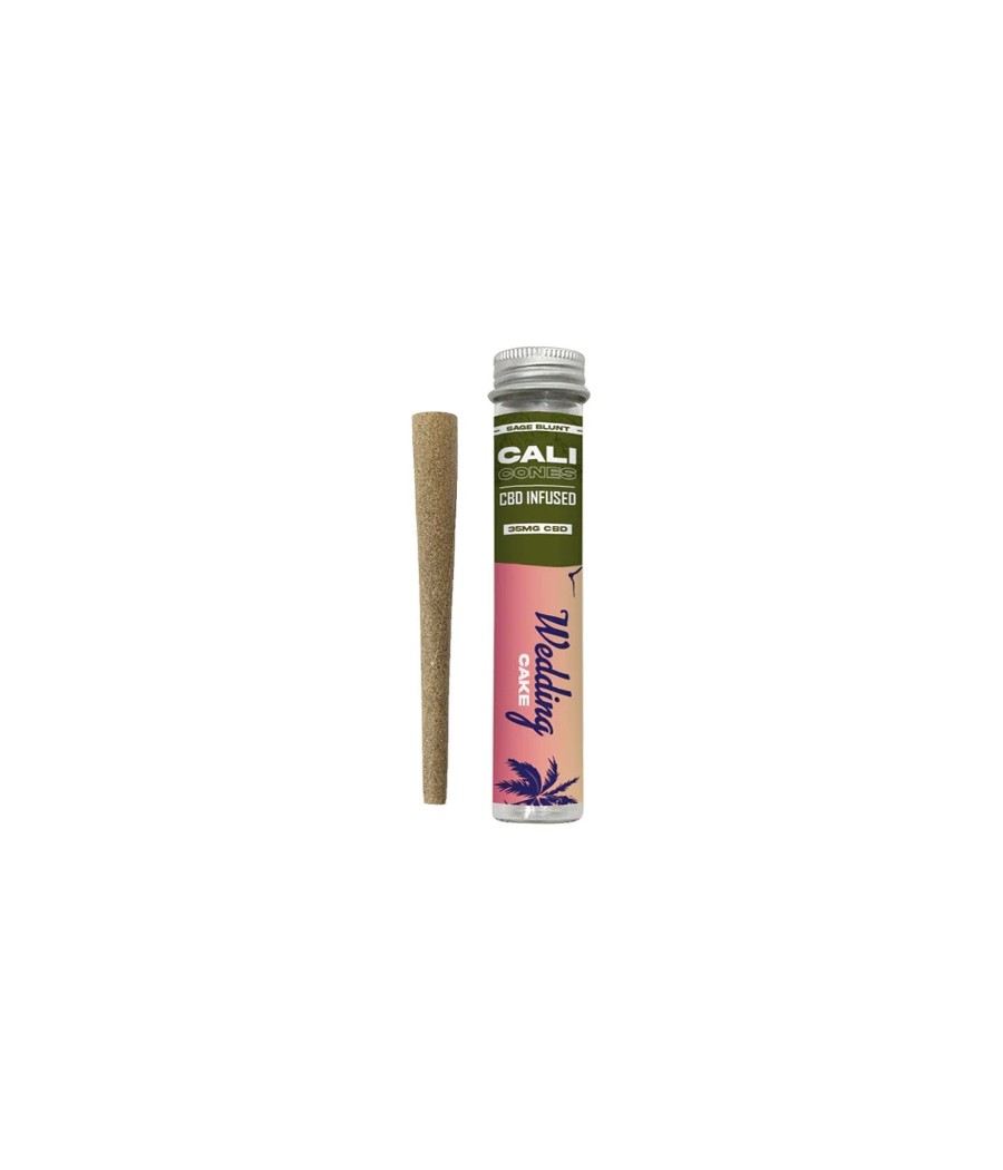 CALI CONES Sage 30mg Full Spectrum CBD Infused Cone - Wedding Cake