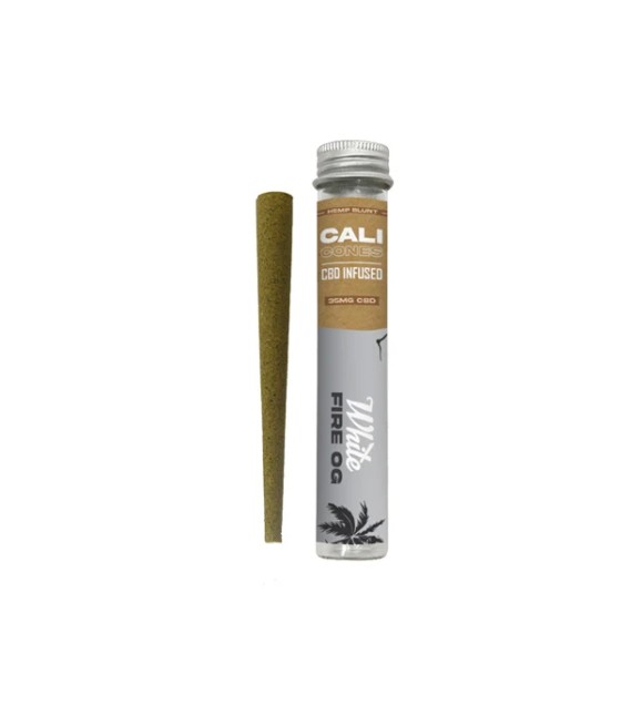 CALI CONES Hemp 30mg Full Spectrum CBD Infused Cone - White Fire OG