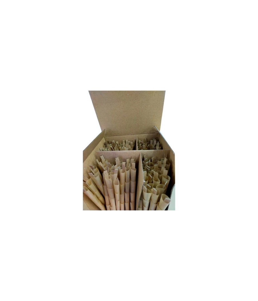 900 x Mountain High Small 1 1/4 Pre-Rolled BULK Cones Natural