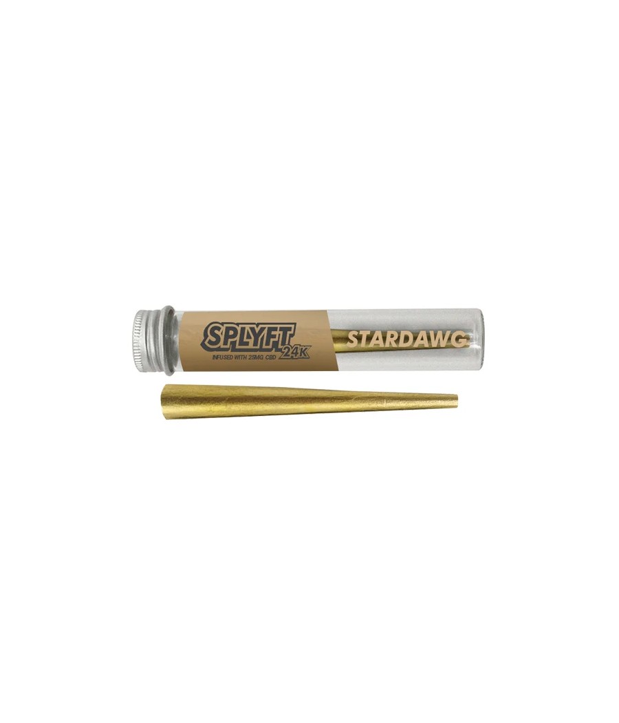 SPLYFT 24K Gold Edition 25mg CBD Infused Cones – Stardawg