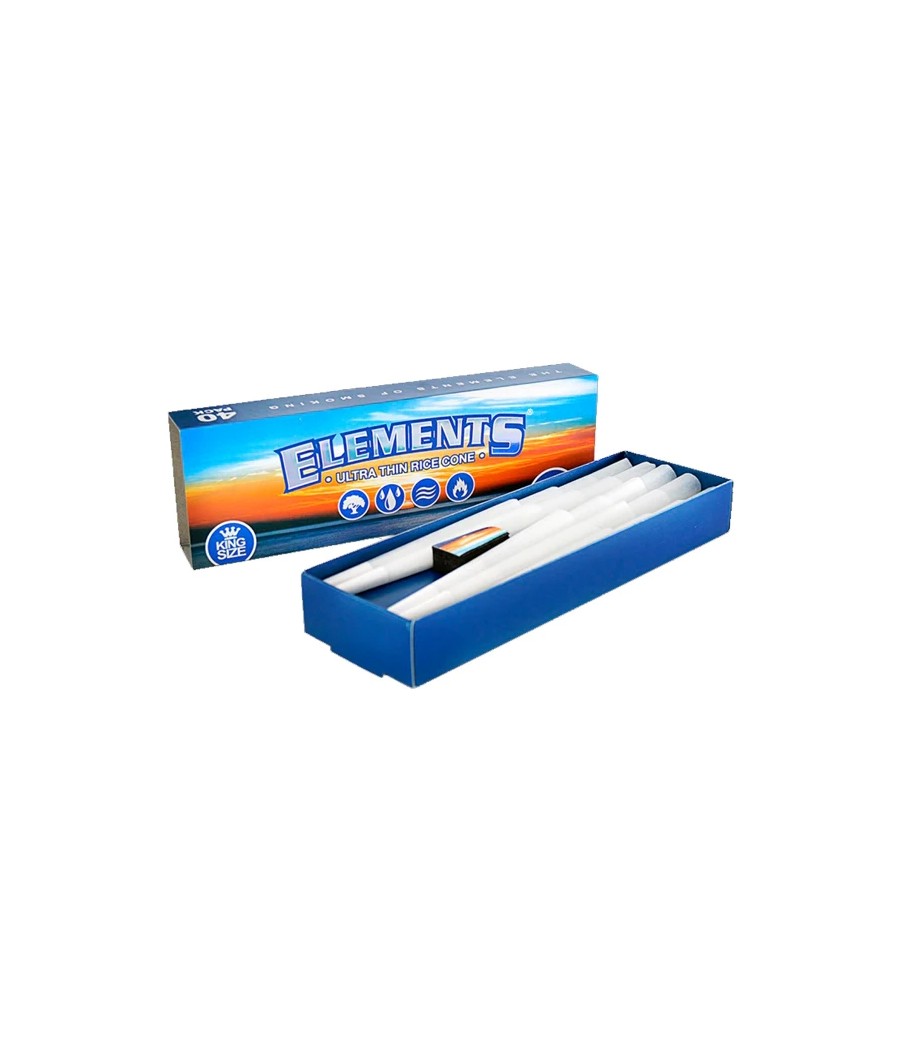 40 Elements Ultra Thin King Size Pre-Rolled Cones