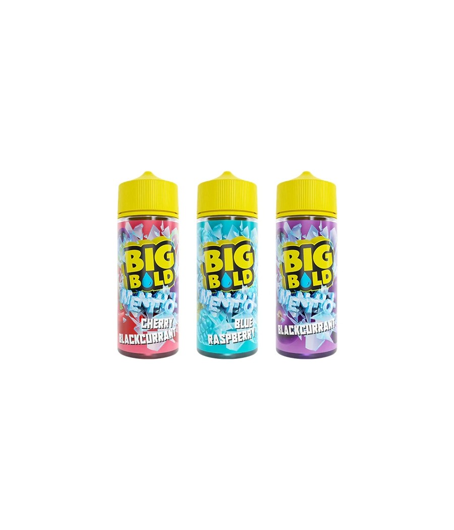 0mg Big Bold Menthol Series 100ml Shortfill  (70VG/30PG)