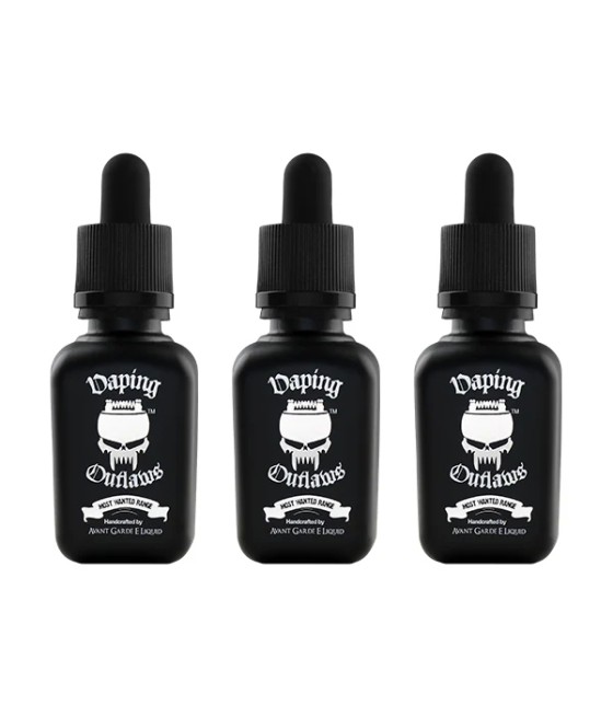 0mg Avant Garde E-liquid Vaping Outlaws Range Glass Shortfill 30ml (100VG) (BUY 1 GET 1 FREE)