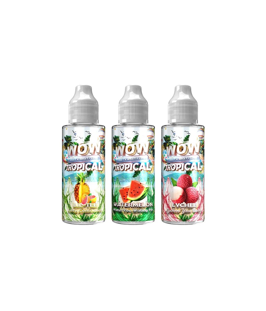 Wow That's What I Call Tropical 100ml Shortfill 0mg (70VG/30PG)