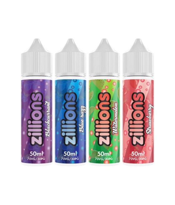 Zillions 50ml Shortfill 0mg (70VG/30PG)