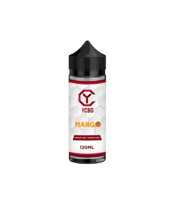 yCBG 1000mg CBD + 1000mg CBG E-liquid 120ml (BUY 1 GET 1 FREE) yCBG 1000mg CBD + 1000mg CBG E-liquid 120ml (BUY 1 GET 1 FREE)