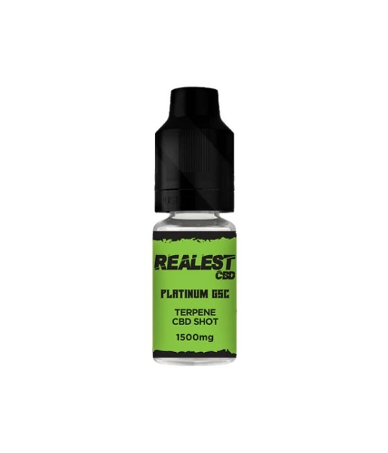 Realest CBD 1500mg Terpene Infused CBD Booster Shot 10ml (BUY 1 GET 1 FREE)