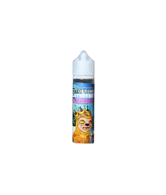 0mg Sloth Vapes 50ml Shortfill (70VG/30PG) (1 Free Nic Shot Per Shortfill)