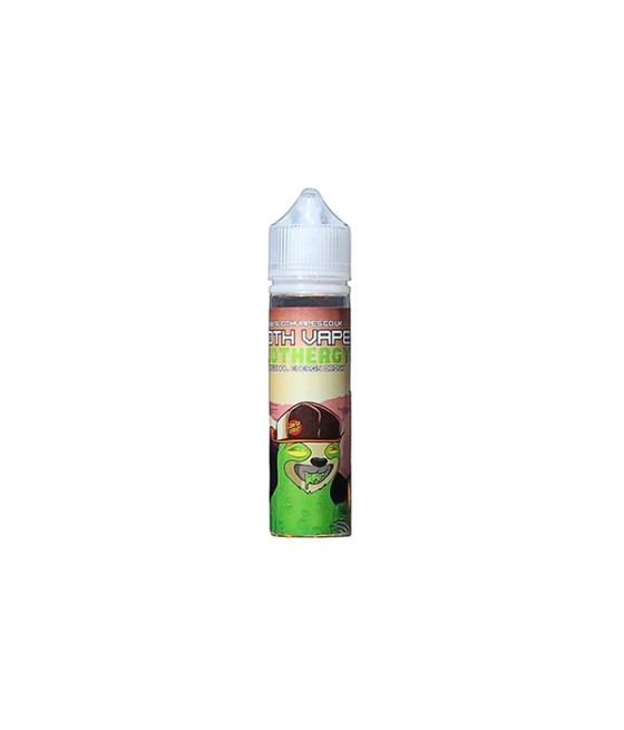 0mg Sloth Vapes 50ml Shortfill (70VG/30PG) (1 Free Nic Shot Per Shortfill)