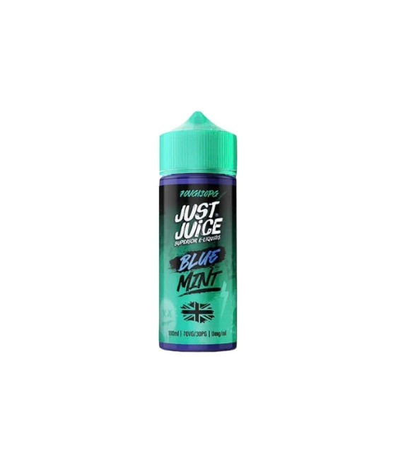 0mg Just Juice MINT 100ml Shortfill (70VG/30PG)