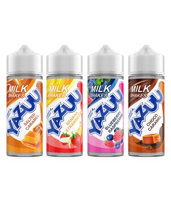 0mg Yazuu Milk Shakes 100ml Shortfill (70VG/30PG)