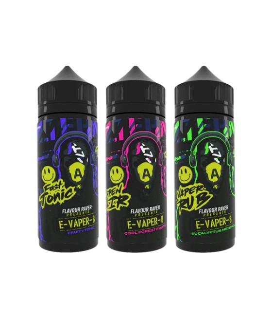 Flavour Raver E-Vaper-8 100ml Shortfill 0mg (70VG/30PG)