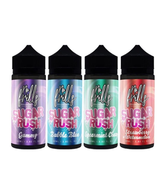 No Frills Collection Sugar Rush 80ml Shortfill 0mg (80VG/20PG)