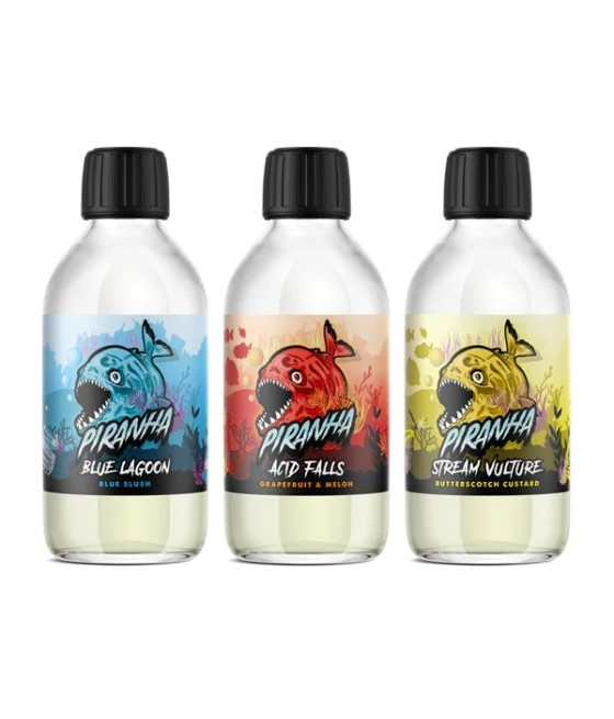 Piranha 200ml Shortfill 0mg (80VG/20PG)