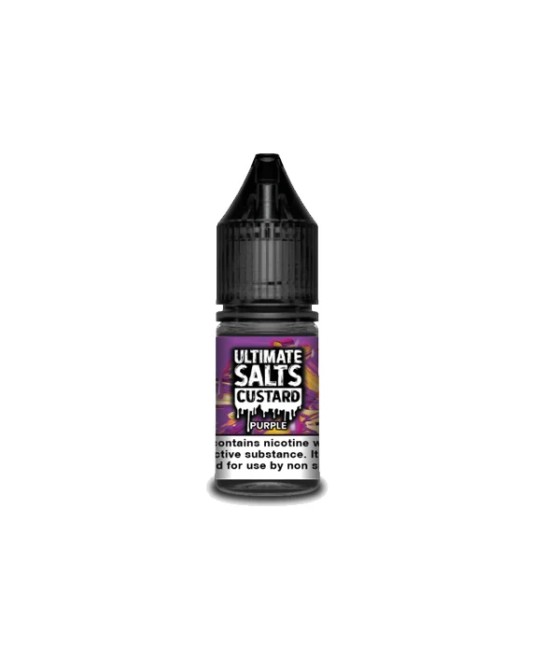 10MG Ultimate Puff Salts Custard 10ML Flavoured Nic Salts