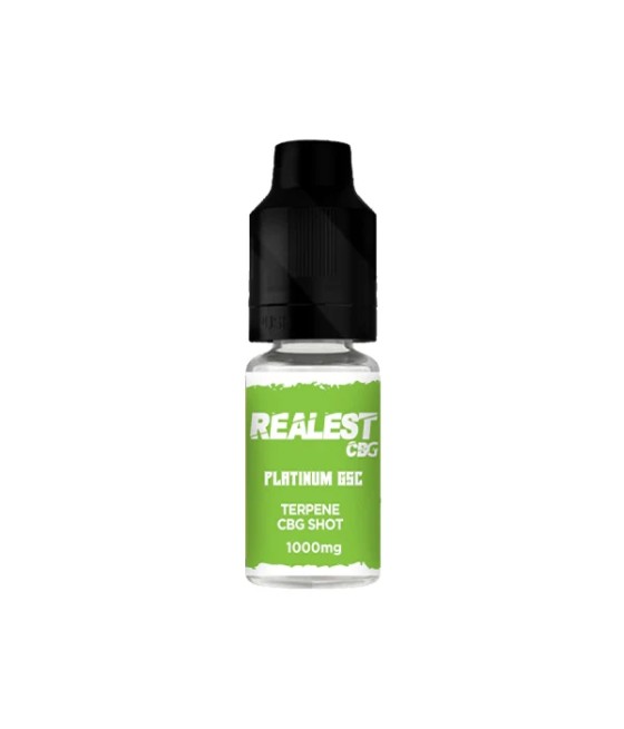Realest CBD 1000mg Terpene Infused CBG Booster Shot 10ml (BUY 1 GET 1 FREE)