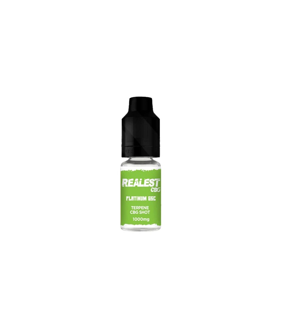 Realest CBD 1000mg Terpene Infused CBG Booster Shot 10ml (BUY 1 GET 1 FREE)