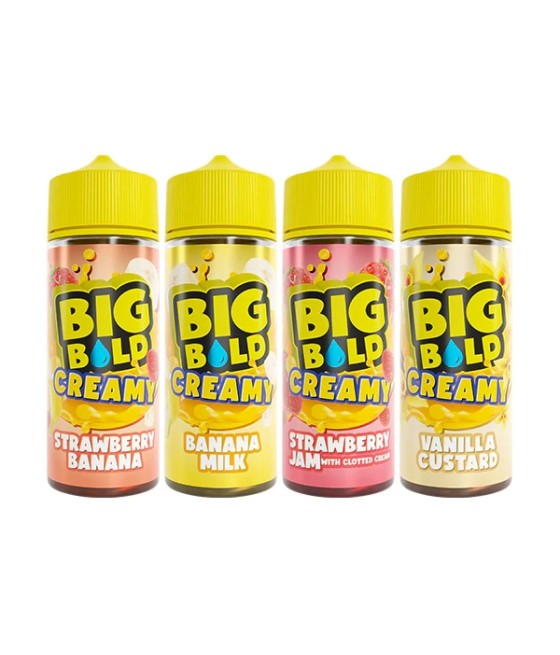 0mg Big Bold Creamy Series 100ml Shortfill  (70VG/30PG)