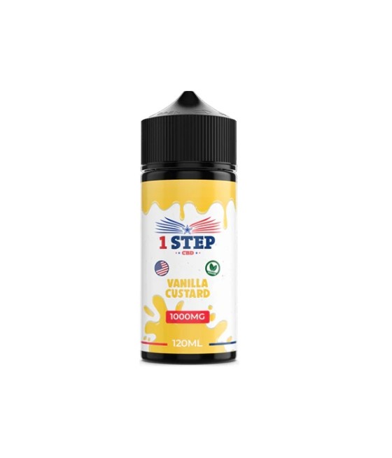 1 Step CBD 1000mg CBD E-liquid 120ml (BUY 1 GET 1 FREE)