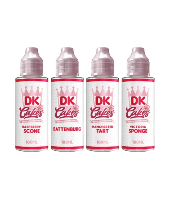 DK Cakes 100ml Shortfill 0mg (70VG/30PG)