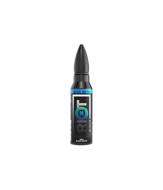 0mg Riot Squad Black Edition V2 2x 50ml Shortfill (70VG/30PG)