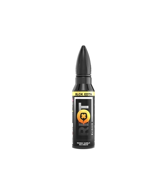 0mg Riot Squad Black Edition V2 2x 50ml Shortfill (70VG/30PG)