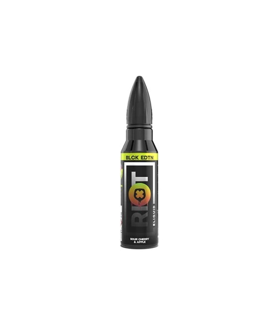0mg Riot Squad Black Edition V2 2x 50ml Shortfill (70VG/30PG)