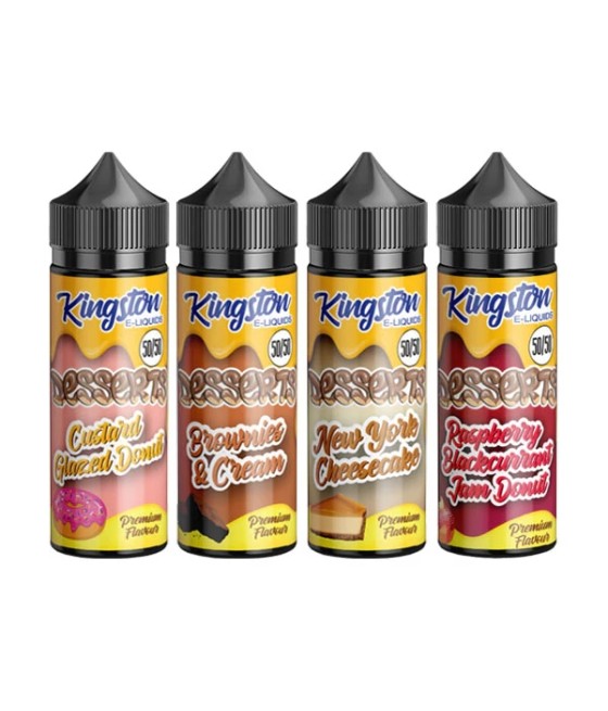 Kingston Desserts 120ml Shortfill 0mg (50VG/50PG)