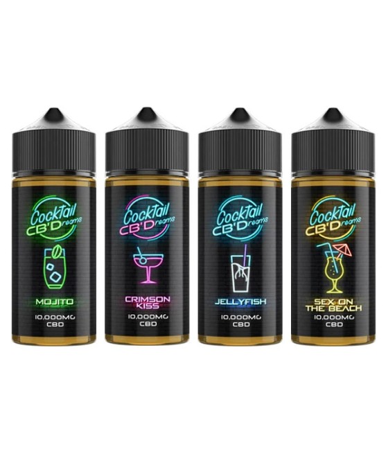 Cocktail CB'Dreams 10000mg CBD E-liquid 120ml (70PG/30VG)