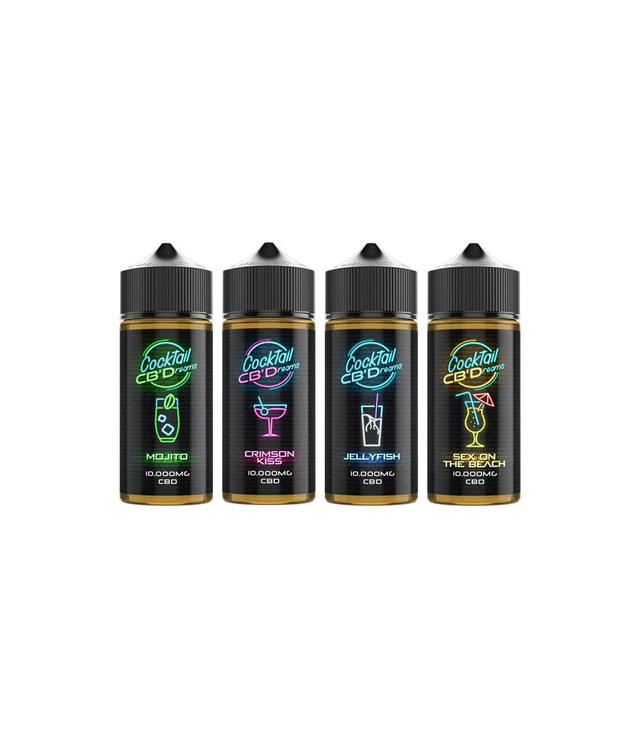 Cocktail CB'Dreams 10000mg CBD E-liquid 120ml (70PG/30VG)