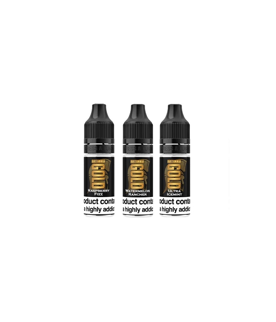 0mg Britannia Gold 10ml E-Liquids (40VG/60PG)