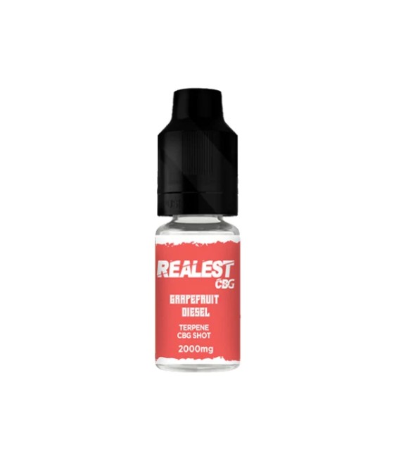 Realest CBD 2000mg Terpene Infused CBG Booster Shot 10ml (BUY 1 GET 1 FREE)