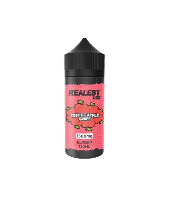 Realest CBD 1500mg Broad Spectrum CBD E-Liquid 120ml (BUY 1 GET 1 FREE)